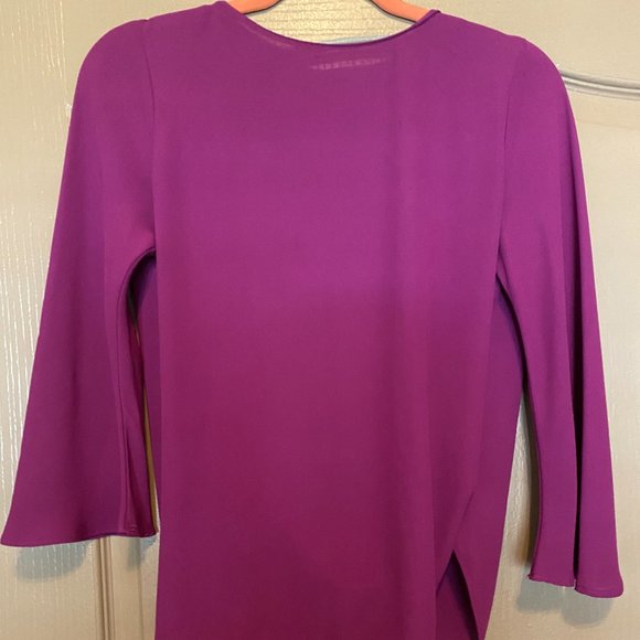 ZARA BASIC Open Back Magenta Top - Size S - Picture 10 of 10